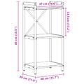 vidaXL Regál na knihy 40 x 30 x 85 cm Kompozitné drevo Sonoma dub