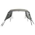 vidaXL Strieška Bimini so 4 oblúkmi a stenami 243x(200-213)x137 cm