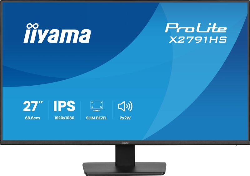 iiyama ProLite/X2791HS-B1/27''/IPS/FHD/120Hz/1ms/Čierna/3R