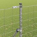 vidaXL Zemný fix pre vonkajší europlot 10 x 1,6 m Pozinkovaná oceľ