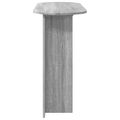 vidaXL Konzolový stôl Sivá sonoma 100 x 39,5 x 75 cm Kompozitné drevo