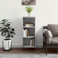 vidaXL Komoda betónovo sivá 34,5x32,5x90 cm kompozitné drevo