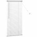 vidaXL Rímske žalúzie Strieborná 130 x 55 cm Hliník