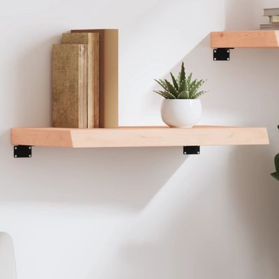 vidaXL Nástenná polica 60x40x(2-6) cm neošetrený dubový masív