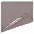 vidaXL Poťah na podložku 2 pcs HEERLEN Svetlosivá 50 x 50 cm Bouclé
