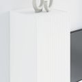 vidaXL TV nástenná skriňa 30 x 31 x 80 cm Biela Kompozitné drevo