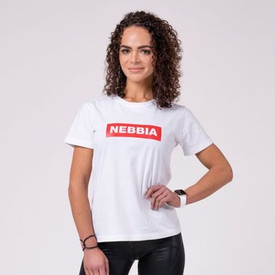 Dámske Tričko Basic White - NEBBIA, veľkosť XS
