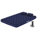Bestway Semišová nafukovacia posteľ+vankúš a pumpa 203x152x22 cm 67374