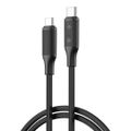 XO kábel NB-Q265B PD USB-C - USB-C 1,0m 60W čierny