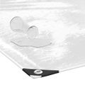 vidaXL Priehľadná plachta s okami 2x10 m PVC