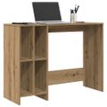 vidaXL Stôl dub artisan 102,5x35x75 kompozitné drevo