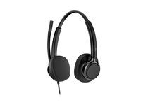 HP Poly Mission 425 - Mission 400 Series - náhlavná súprava - náhlavné - káblové - USB-C, USB-A - čierna - certifikované pre Microsoft Teams, certifikované pre Zoom, Works With Chromebook Certified