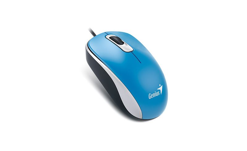 GENIUS DX-110/Kancelárska/Optická/1 000 DPI/Drôtová USB/Modrá