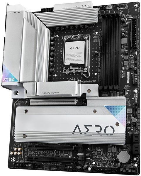 GIGABYTE Z790 AERO G/LGA 1700/ATX Základní deska, Intel Z790, LGA1700, 4x DDR5 DIMM (max. 128GB), 5x M.2, Wi-Fi, HDMI, DisplayPort, 2x USB typ C, ATX