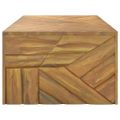 vidaXL konferenčný stolík 110x60x38 cm Teakové masívne drevo