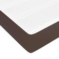 vidaXL Boxspring posteľ s matracom hnedá 100x200 cm umelá koža