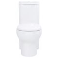 vidaXL Keramická toaleta/WC do kúpeľne, rohová, biela