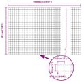 vidaXL Zvarený drôtený plot 10000 x 40 cm Zelená