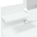 vidaXL Toaletný stolík s LED biely 100x40x130 cm