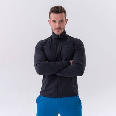 Pánska bunda Zipper Control Black - NEBBIA