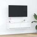vidaXL TV skrinka 100 x 31 x 25,5 cm Biela Kompozitné drevo