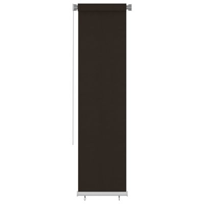 vidaXL Vonkajšia zatemňovacia roleta 60x230 cm hnedá HDPE