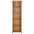 vidaXL Knižnica 52x22,5x170 cm dubový masív