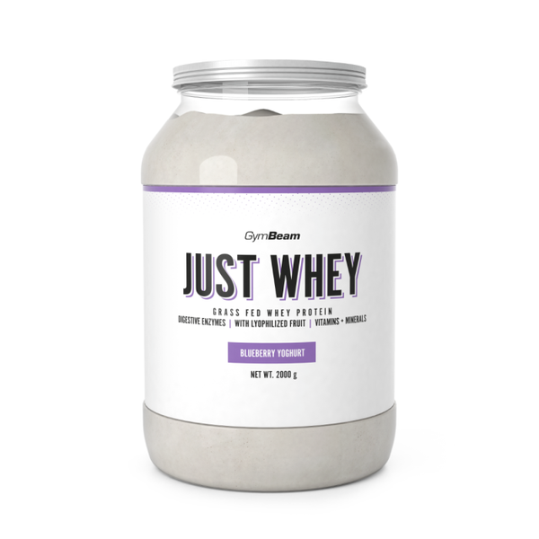 Just Whey Grass-Fed Protein – GymBeam, čučoriedkový jogurt, 2000 g