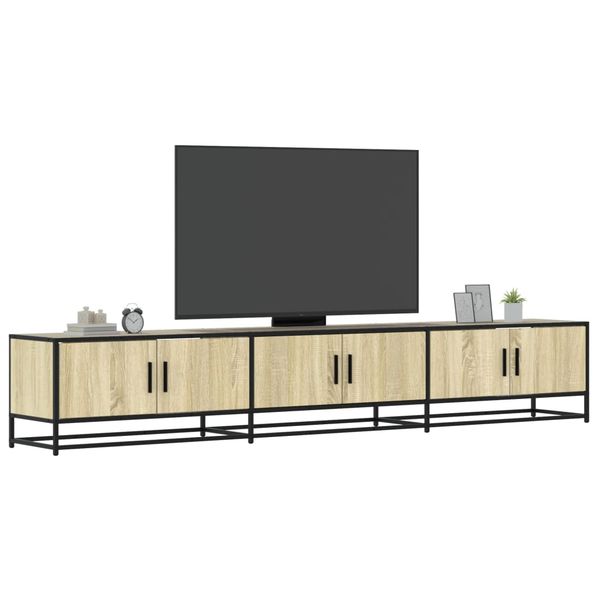 vidaXL TV skrinka dub sonoma 240x35x41 cm kompozitné drevo