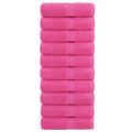 vidaXL Prémiové uteráky pre hostí SOLUND 10 ks ružové 30x50 cm 600 g/m²
