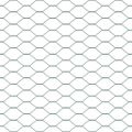 vidaXL Hexagonálny plotový základ 50 x 1 m PVC potiahnutá oceľ Zelená