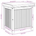 vidaXL Vonkajší box na vankúše 60x50x61 cm akáciový masív