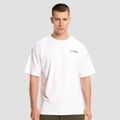Tričko Oversized Limitless White - GymBeam, veľkosť L