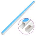 vidaXL Káblový rozvod samolepiaci 33x33 mm 30 m PVC