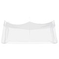 vidaXL Záhradná komárová sieť 220 mesh Biela 3 x 6 x 2,5 m Polyester