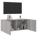 vidaXL TV skrinka nástenná sivá sonoma 100x30x41 cm