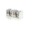 Svorkovnice stúpacia HAK/2/35D, nekrytá, 100A, 2pól., na pól:1x35mm2 a 4x25mm2, na DIN