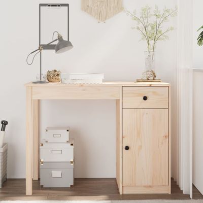 vidaXL Stolík 100x50x75 cm masívne borovicové drevo