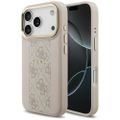 Guess 4G pruhované MagSafe puzdro pre iPhone 17 Pro ružové