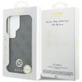 Puzdro Guess case 4G Rhinestone Round Logo MagSafe pre Samsung Galaxy S26 Ultra čierne