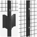 vidaXL Zvarené pletivo s podperami 10 x 1,4 m PVC potiahnutá oceľ Sivá
