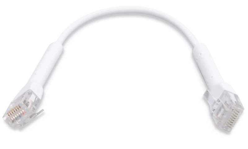 UBNT U-Cable-PATCH-RJ45,Eth Patch Kabel,0,22m, Cat6, biela