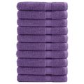 vidaXL Prémiové uteráky do sauny SOLUND 10ks fialové 80x200cm 600 g/m2