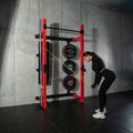 Multifunkčný skladací posilňovací stojan - Power Rack HMS KLT34 červený
