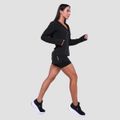 Dámska bežecká bunda Pulse Black - GymBeam, veľkosť L, veľkosť oblečenia L