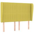 vidaXL Boxspring posteľ s matracom zelená 140x190 cm látka