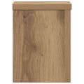 vidaXL Stojany na rastliny 2 ks dub artisan 15x15x20 cm kompoz. drevo