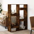vidaXL Deliaca stena dymový dub 100x33x135 cm kompozitné drevo