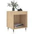 vidaXL Nočné stolíky 2 ks dub sonoma 40x35x50 cm kompozitné drevo