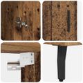 vidaXL Highboard 2 ks Staré drevo 69,5 x 34 x 180 cm Kompozitné drevo